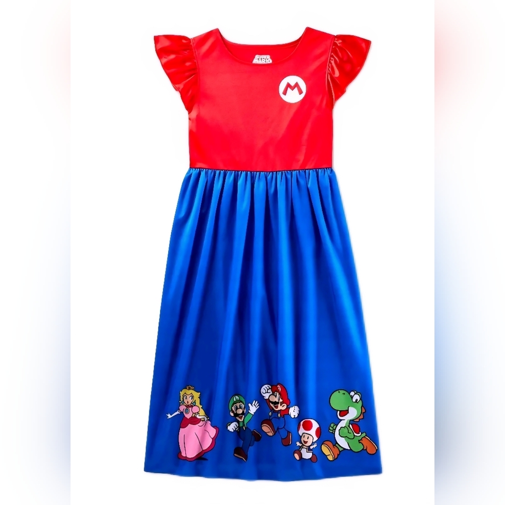 Nintendo Superhero Costume for Kids - includes hat. Size 8